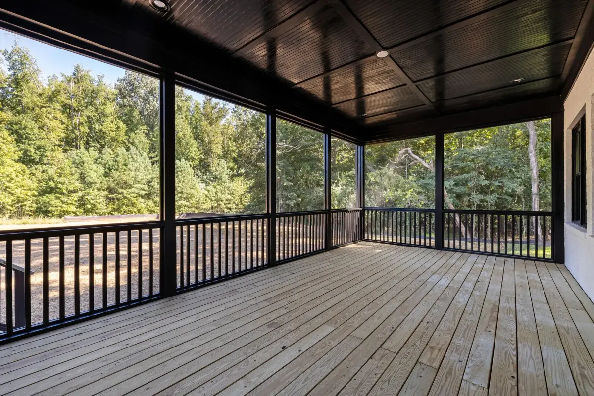 Wood deck construction in East Hampton, NY